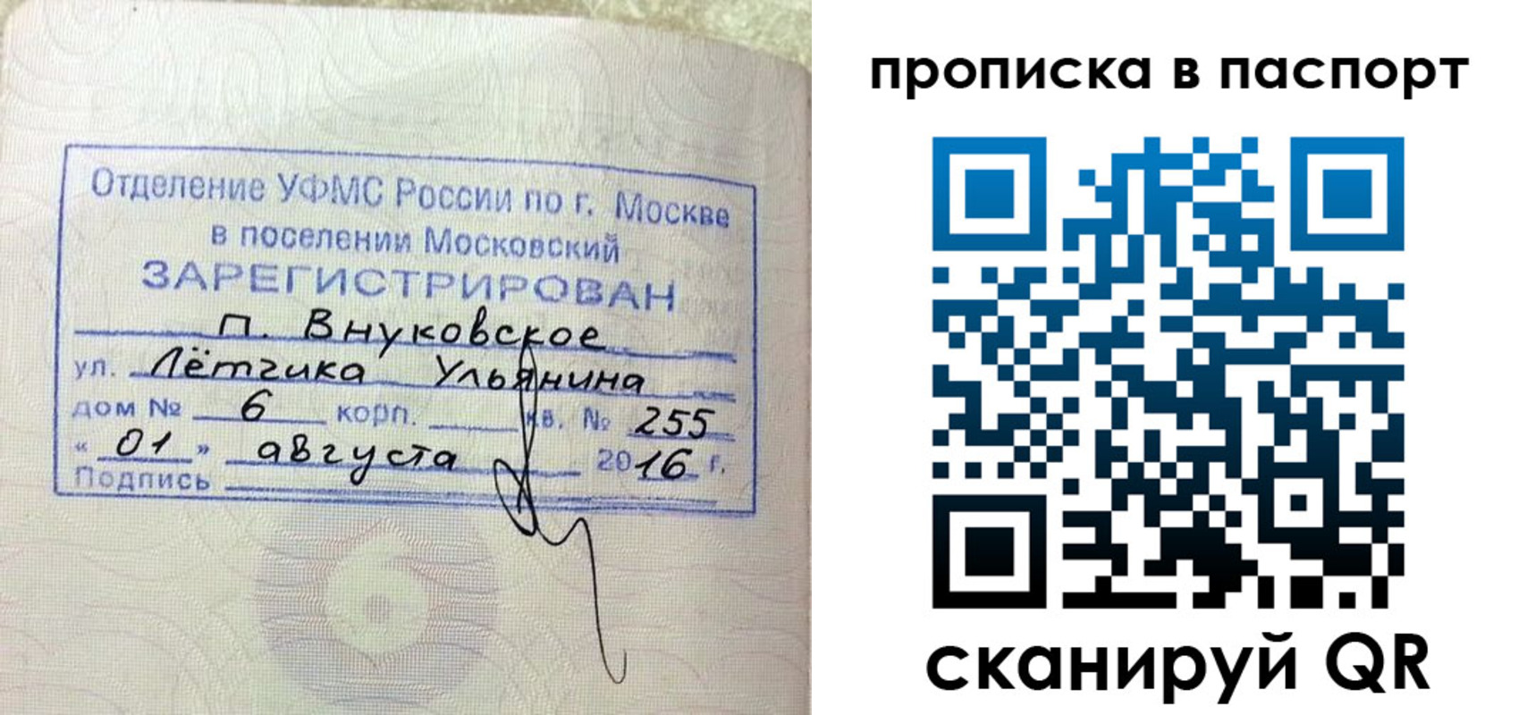 временная прописка в Гороховце